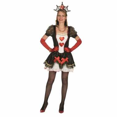 Grote maten hartenkoningin jurk dames
