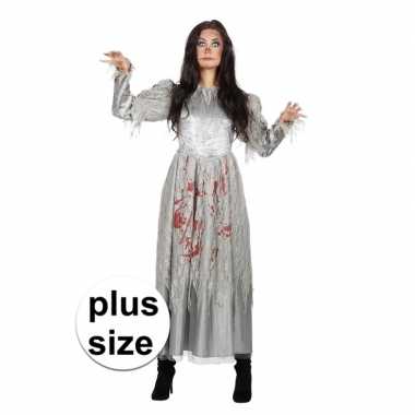 Maten halloween grote maat zombie halloween bruidsjurk dames