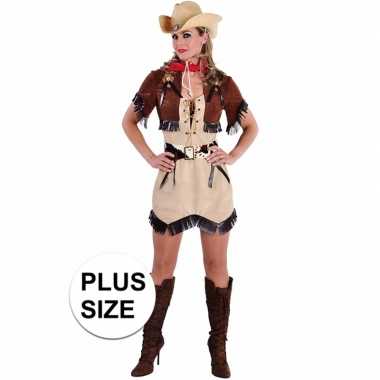 Toppers grote maten cowgirl jurkje bolero dames